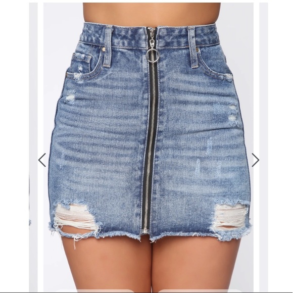 NWT: Denim skirt Fashion nova - Picture 6 of 11